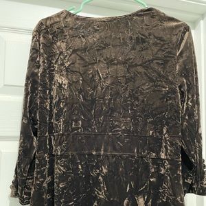 Womens Velvet tribal shirt.